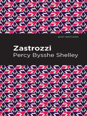 cover image of Zastrozzi